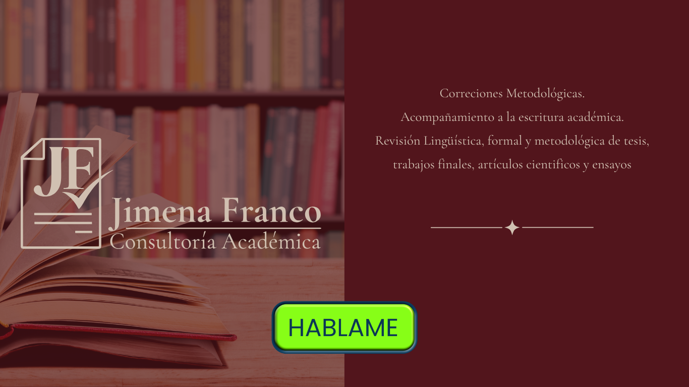 Correccion de textos academicos Jimena Franco
