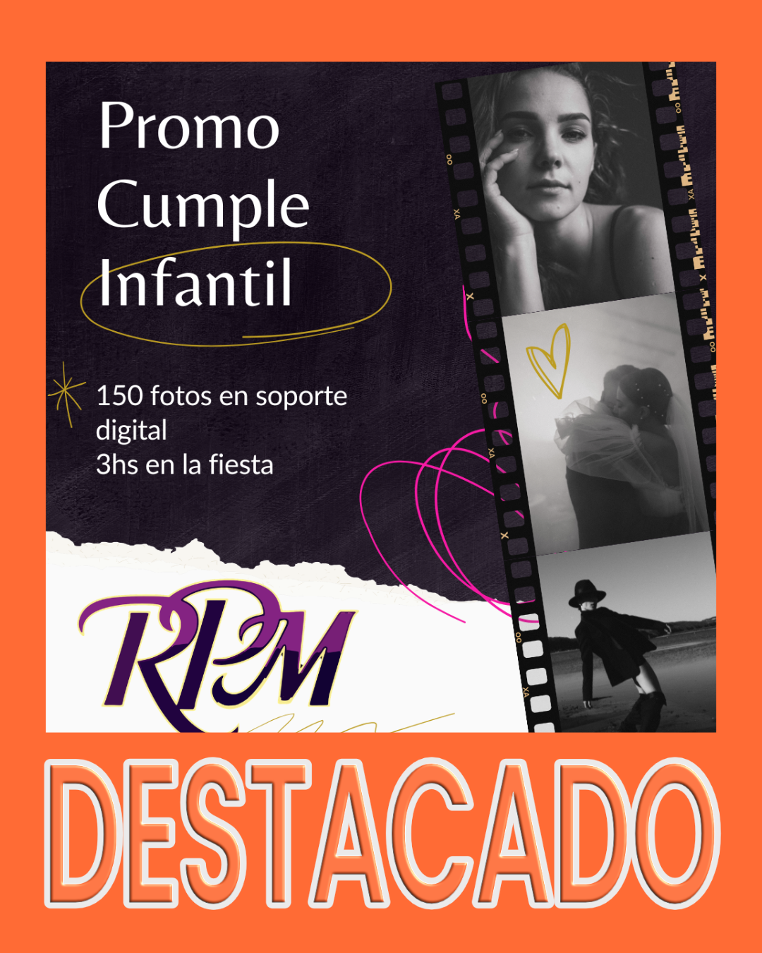 Fotografía prefesional cumples infantiles
