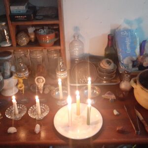 Limpieza energética con velas